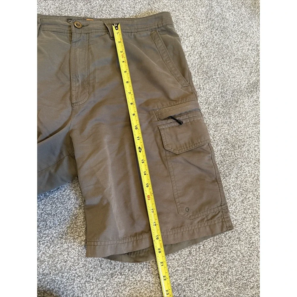 Vtg Quicksilver Waterman Collection Shorts 36 Khaki Cargo Outdoor Adventure Wear - Picture 6 of 11